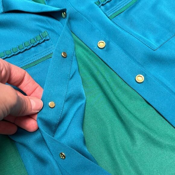 Elie Tahari Silk Blouse - Picture 8 of 9